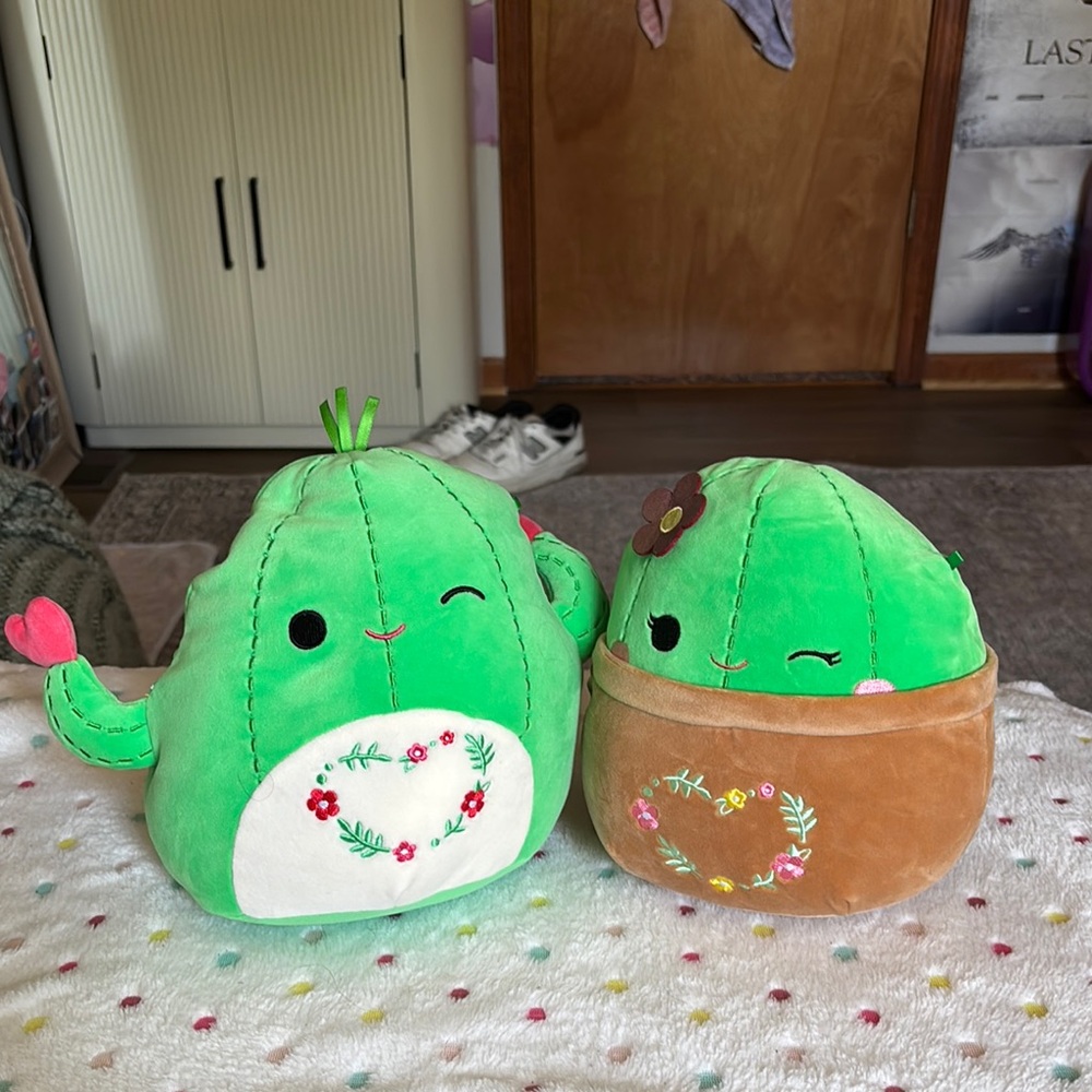 2 cactus squishmallows
